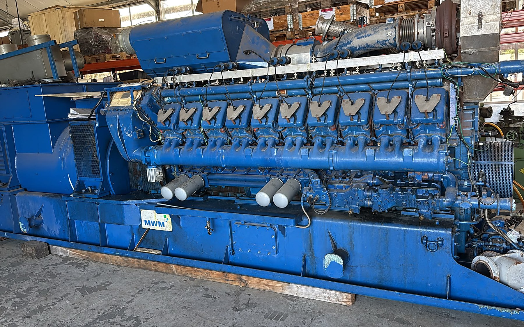 MWM V16 gasmotor